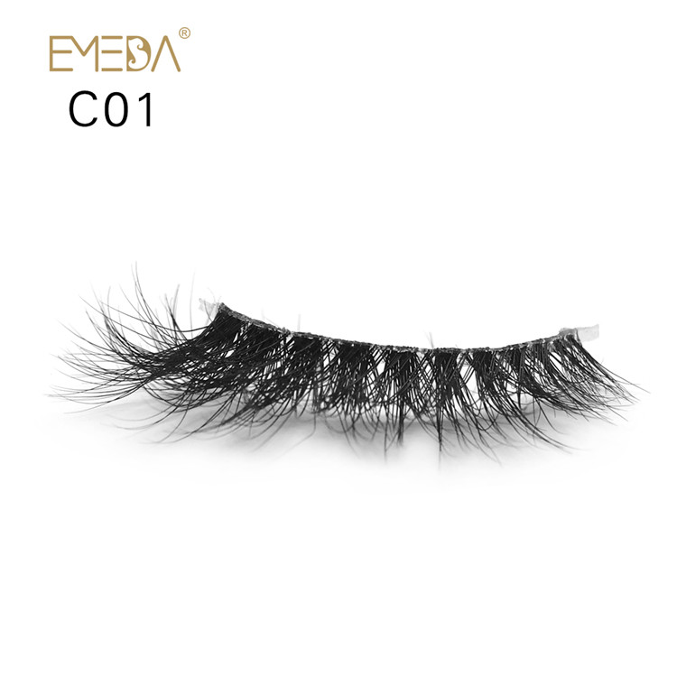 Wholesale Tiny 3d Natural Mink Eyelashes Y-55